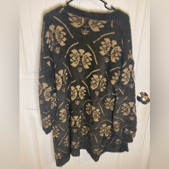 Anthropologie Maeve metallic cardigan sweater - Picture 8 of 10